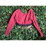 JOY LAB Red Longsleeve Workout Crop Top Size XL Photo 3