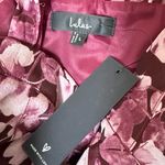 Lulus NWT LULU’S Illustrious Aura Plum Purple Floral Bustier Tie Strap Maxi Dress L Photo 14