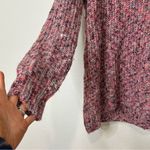 Altar'd State Women Sz L Sweater Oversized Colorful Crochet Chunky Knit Crewneck Photo 3