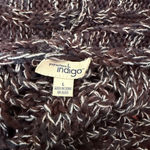 Women's Indigo Cardigan Sweater L Purple White Size L Photo 6