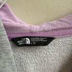 The North Face  Women's Light Gray Hooded Sweatshirt Pocket Tropical Size Large Photo 2