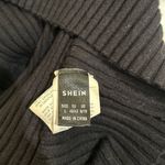 SheIn Black Long Sleeve Knit Dress Photo 2