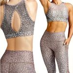 Peloton Wear It To Heart Sports Bra Womens M Animal Print Crop Activewear Photo 1