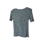 American Eagle  Outfitters AEO Grey Lace Up Short Sleeve Blouse Top Sz XS‎ Photo 6