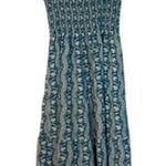 Hill House Ellie Nap Dress in Trailing Vine Blue Size XS Photo 0