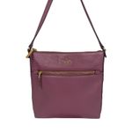 Kate Spade Pebbled Leather Crossbody Bag in Mauve Pink with Gold Hardware Photo 0