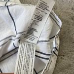 Abercrombie & Fitch Womens White Plaid Off the Shoulder Bell Sleeve Shirt Top XS Photo 5