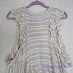 Free People New! ‎ Between The Lines Tunic Top dress Beige , size XL Photo 10
