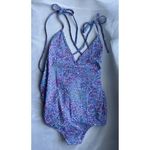 Isabel Marant NWT  Swan Swimsuit in Blue and Pink Size 44 / US 12‎ Large Photo 4