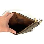 Coach Rowan File Bag Crossbody Purse in Signature Canvas Khaki Chalk White C1554 Photo 3