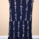 Lucky Brand  Women’s Boho Floral Print V-Neck Short Sleeve Ruffle Hem Mini Dress Photo 4