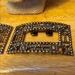 Vintage Black and Gold Shoe Clips Photo 2