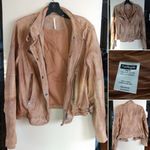 Free People  leather Moto jacket EUC Photo 1