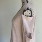 Skull Cashmere  Tyrone Dusty Pink Cut Out V-Neck Sweater Sz Small Photo 8