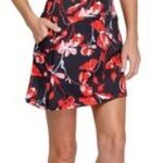 Zoe + Phoebe Tropical Print Bright & Bold Floral Print Skorts Tennis Size PXL Pink Photo 0