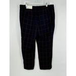 Ann Taylor  The Ankle In Curvy Mid‎ Rise Size 12 Petite Houndstooth Photo 1
