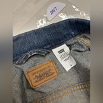 Levi's Levi’s Dark Wash Denim Jean Jacket Size Small Womens Trucker Button Staple Photo 4