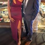 Lulus Magenta One-shoulder Cutout Maxi Dress Photo 0