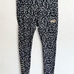 Puma Cotton Leopard Print High Waist Logo Black Gray And Gold Leggings Photo 0