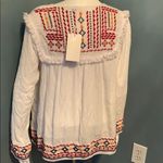 2 Chic Luxe White Bohemian embroidered cardigan SM Photo 2
