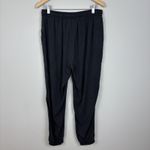 Victoria's Secret Pink  Jogger Pants Womens Large Black Pull On Lounge Casual L Photo 5