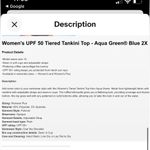 Aqua Green New Agua Green ruffle layered swim tops size XL Photo 12