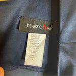 Teeze Me Elegant Navy Blue Sleeveless Dress with Pockets Size 9 preppy vintage Photo 5