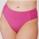 ANDIE  Swim‎ NWT The Ruched Side Bikini Bottoms in Orchid (bright pink) Medium Photo 0
