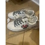 Minnie Mouse women low top sneaker size 8 black white Purple Photo 3