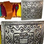 Lands' End Vintage 90s Land’s End Southwestern Aztec Belt 30 Guatemalan Western Bohemian Photo 9