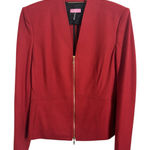 Baslar Red 100% Wool Blazer Jacket Size Medium UK 38 Quiet Luxury Designer Photo 0