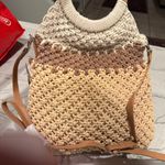Crown Vintage Macrame Knit Bucket Bag Photo 10