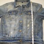 American Eagle Denim Short Crop Jacket SZ S/P 2009 Distressed Look Photo 8