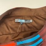 Anthropologie  Eva Franco Flounced Midi Skirt Satin Plaid NWT Size 4 Photo 9