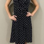 CHAPS NWT Polka Dot Dress Photo 0
