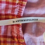 Anthropologie Women’s Checkered Smocked Crop Top Spaghetti Straps – Size XL Photo 6