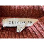 Olive & Oak S1  2 Tone Terracotta Cowl Neck Sweater Size‎ Small Photo 2