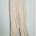 ANINE BING ANNIE BING Off-White Crepe Wide-Leg Lyra Trousers Pants Size 32 Photo 2