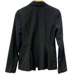 Halogen  Womens Black Blazer Size 4 Workwear Power Suit Modern Career‎ Minimal Photo 1