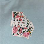 Venley women’s size large spirit jersey long sleeve blue floral college tee Photo 5