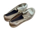 Sperry  Women's Seaside Perforated Leather Sneaker Metallic Memory Foam Sz 7.5M Photo 2