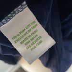 Lilly Pulitzer  Navy 3/4 sleeve cotton shirt Photo 7