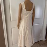 House of Harlow 1960 Cream Linen Blend Midi Dress. Size L Photo 11