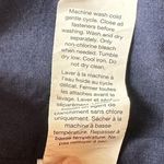 Gap Factory stripe trench blue and white women’s size large Photo 7