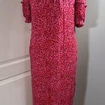 Boden Pink and Red Neck Dress Size 8 Photo 0