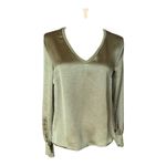 Another Love Aya Top Folliage Olive Green V Photo 4