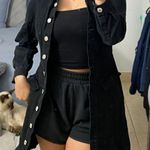 Forever 21 Black Denim Coat Photo 0