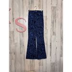 Urban Outfitters  Bryn Pull On Flare Pants Blue And Black Swirl Print size XS Photo 1
