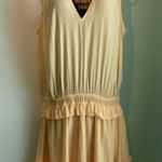 Ramy Brook Kiara Smocked Mini Dress tangerine L Photo 8