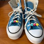 Converse  Chuck Taylor All Star‎ Lift Platform High Embroidered Bracelet Blue 5.5 Photo 6
